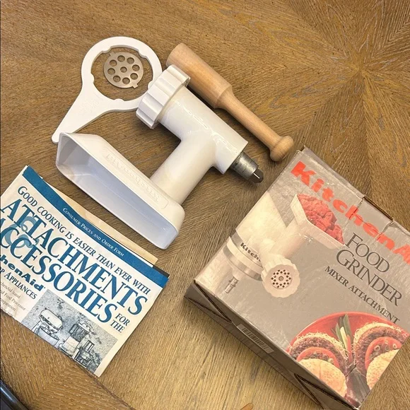 Vintage KitchenAid White Food Grinder Attachment - Picture 1 of 7